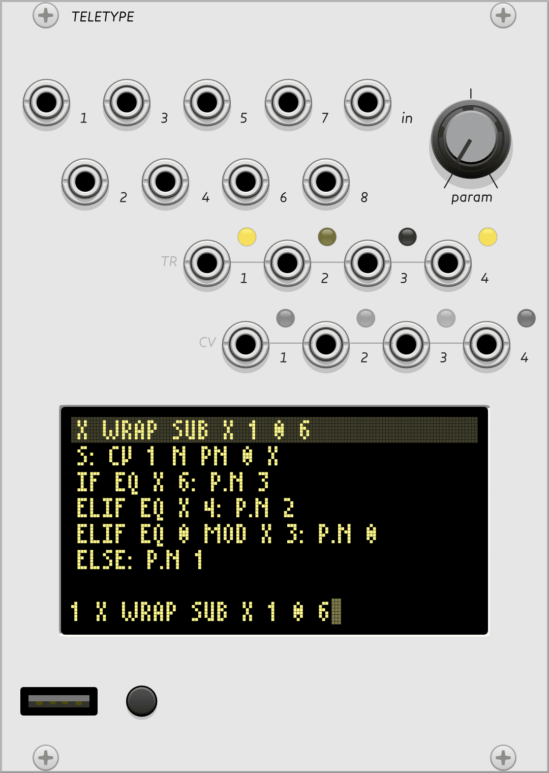 teletype module screenshot